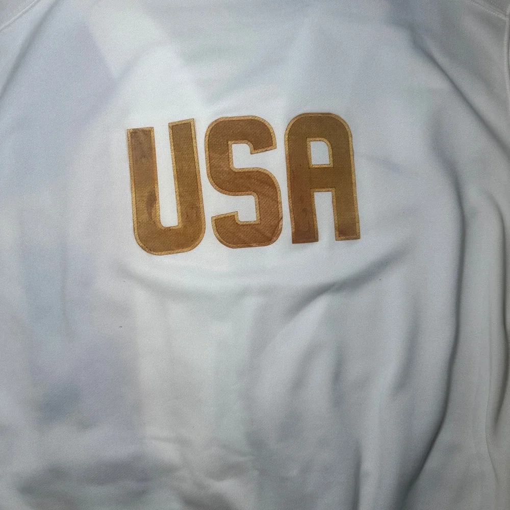 Y2K Nike USA Soccer Team Track Jacket XL‎ 06 ESPN Staff Issue White World Cup